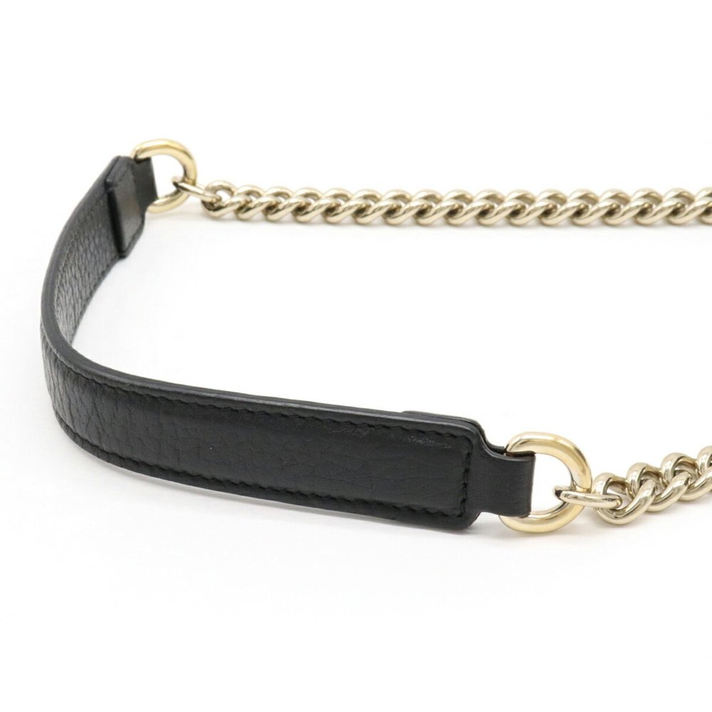 GUCCI Gucci interlocking G chain shoulder bag black 607720 - Picture 4 of 9